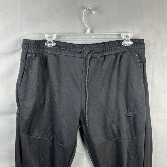Nike Jogger Pants Men's Size 3XL Black Pull On Drawstring Zip Pockets - Picture 2 of 10